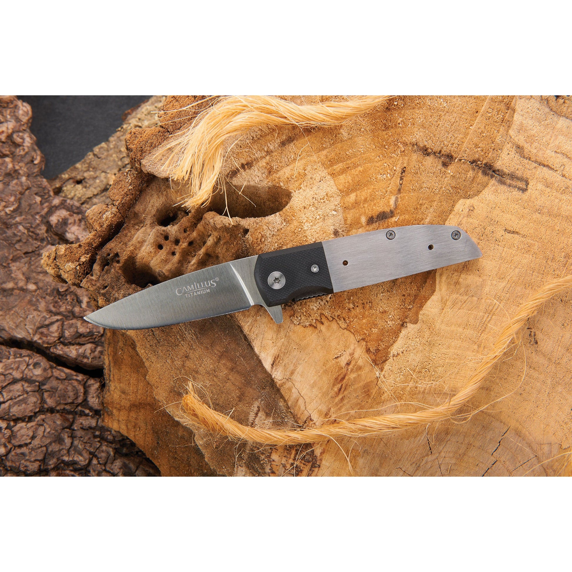 Finster Liner Lock Pocketknife for Hunting and Fishing - 6-7/8" - Unfinished Kit