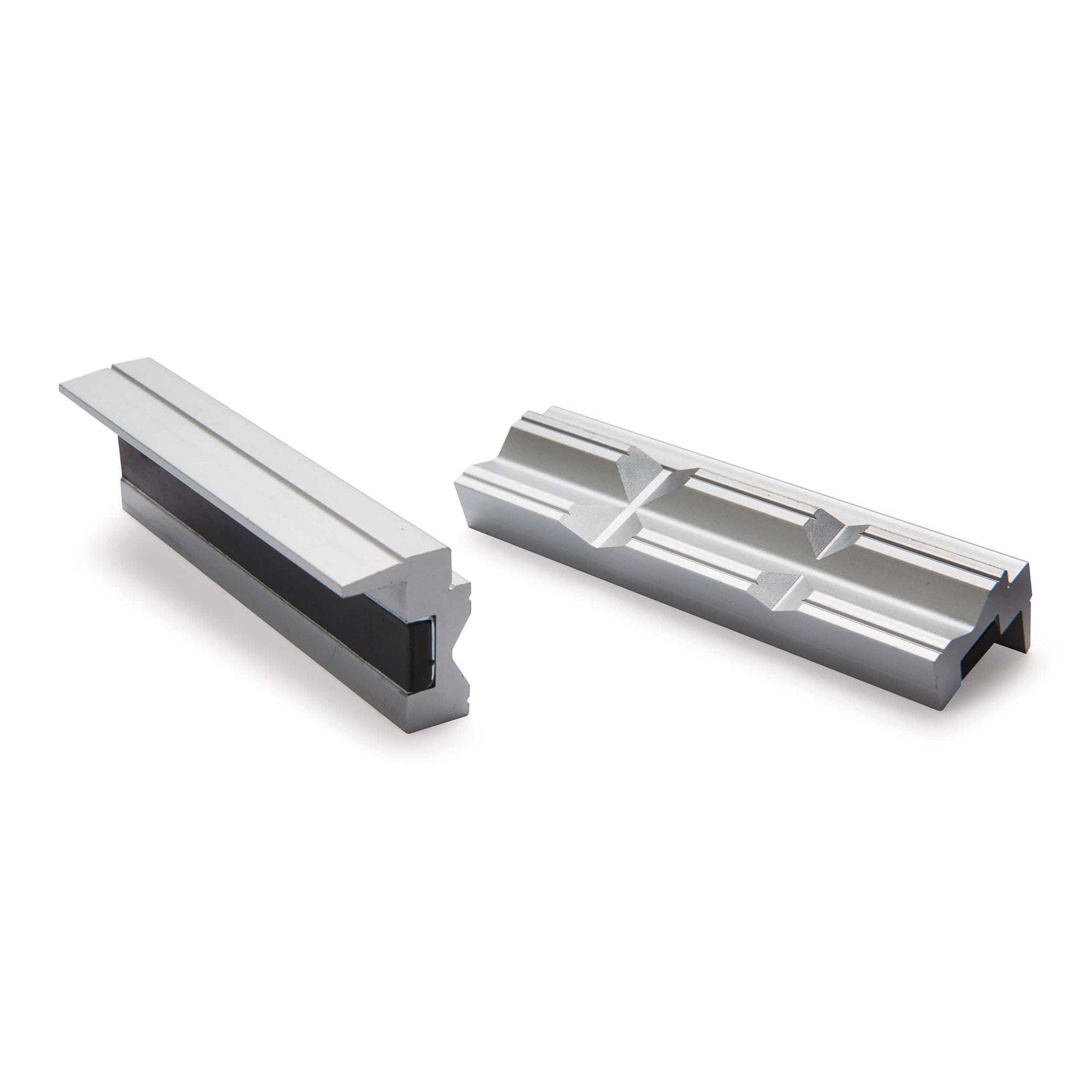 4" Aluminum Prismatic Vise Jaws - Pair alt 0