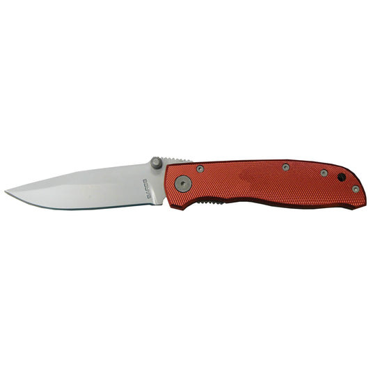 Red Diamond - Anodized Aluminum Folder Knife, Stainless Steel 3-1/4" Blade alt 0