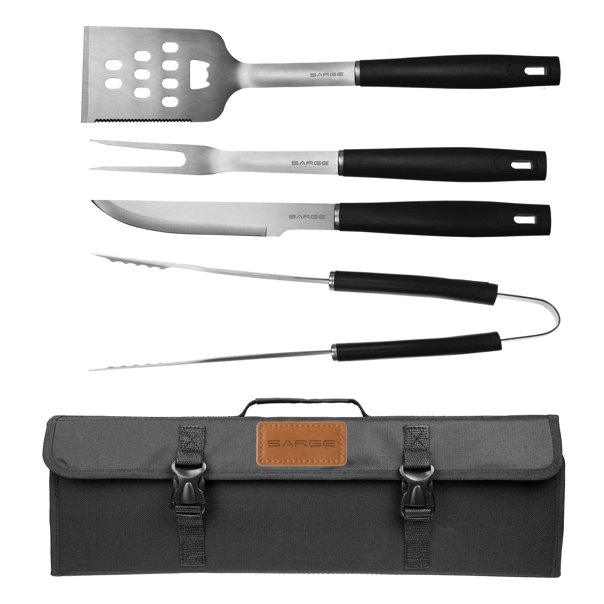 Grill Marks - 5 Piece BBQ Set, Stainless Steel alt 0