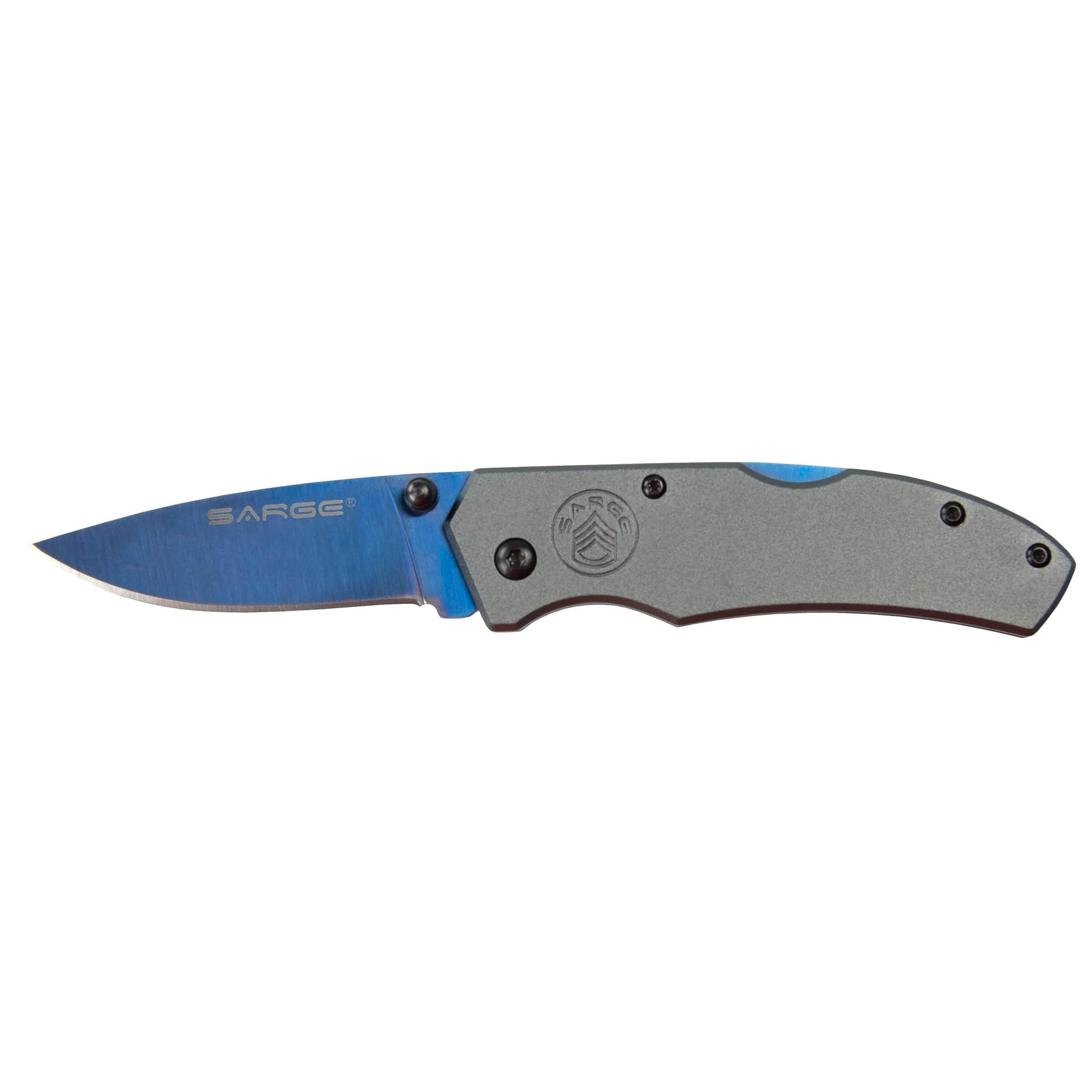 Blue Electro - Lock Back Folder Knife, Stainless Steel 2-3/8" Blade alt 0