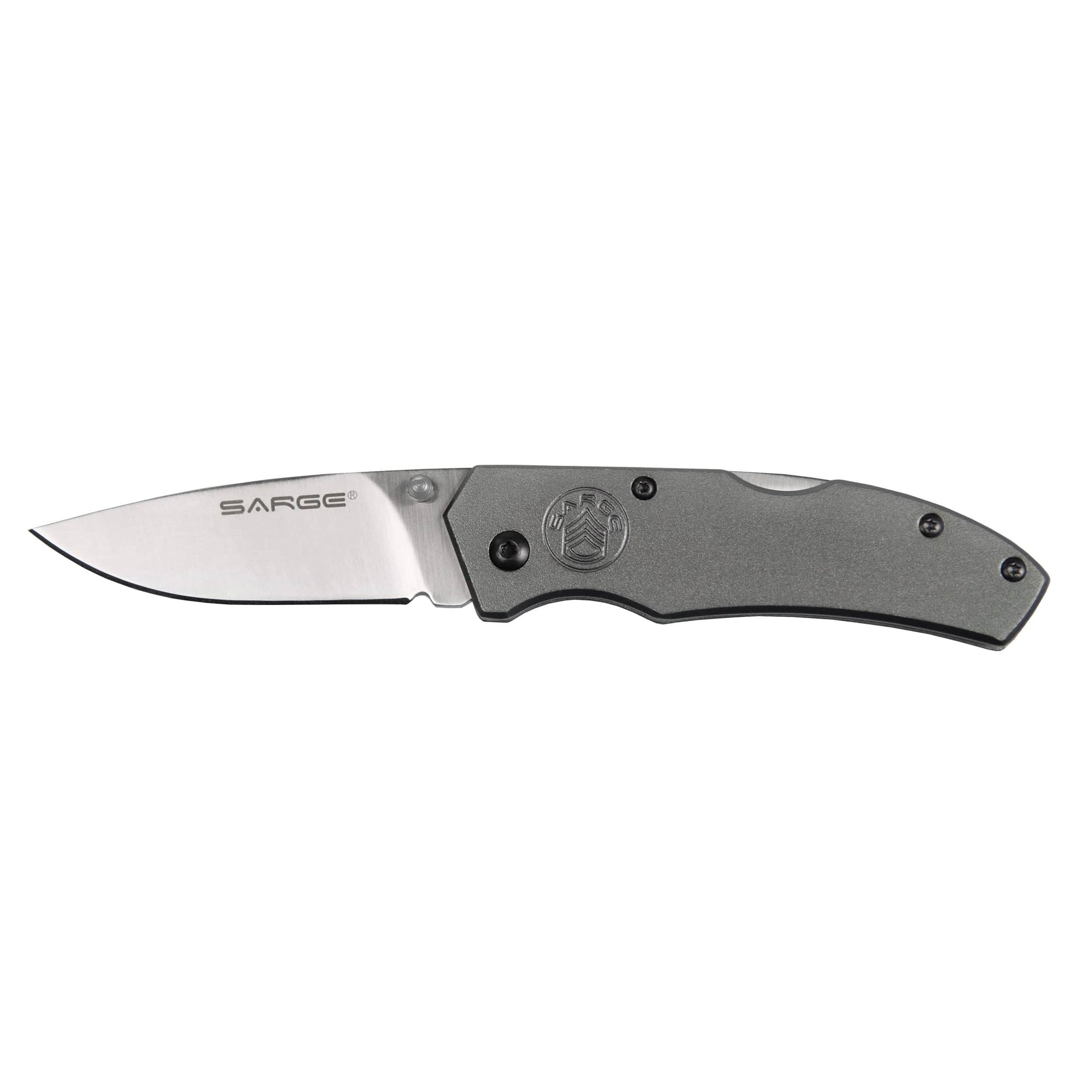 Gray Electro - Lock Back Folder Knife, Stainless Steel 2-3/8" Blade alt 0