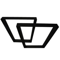 "V" Slab Legs 28" High Black Pair alt 0