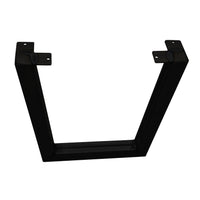 "V" Slab Legs 15" High Black Pair alt 0