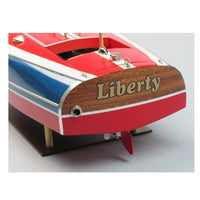 1938 Chris-Craft 16' Painted Racer Boat Model Kit alt 0