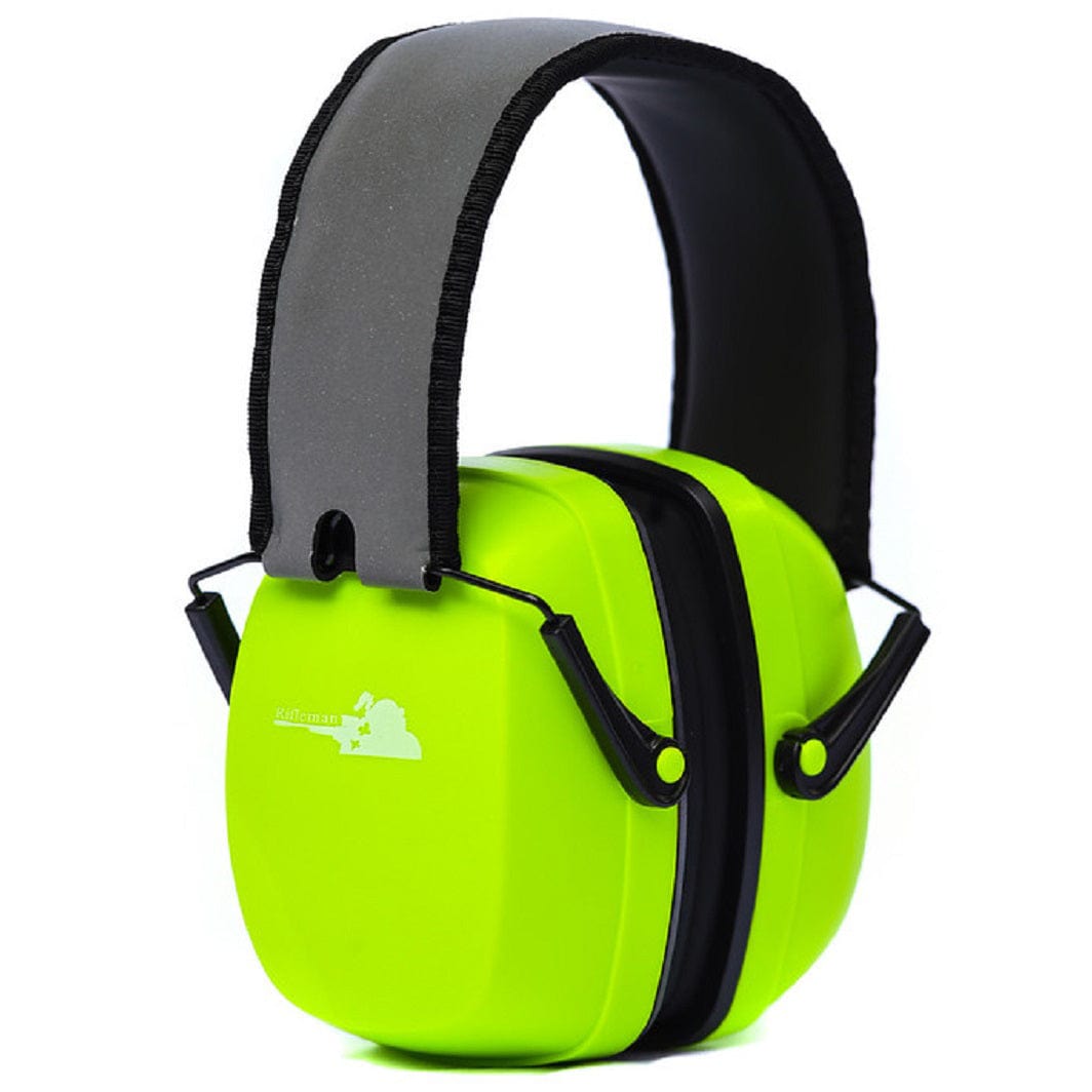 Hi Viz Green Ear Muffs w/Reflective Headband alt 0