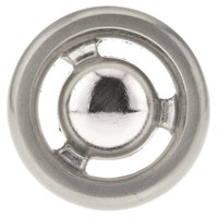 Eclectic Knob, 1-13/32" D, Brushed Nickel alt 0