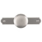 Transitional Knob, 1-9/16" D, Brushed Nickel alt 0