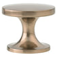 Contemporary Knob, 1-23/32" D, Champagne Bronze alt 0