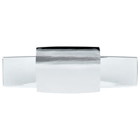 Contemporary Knob, 3-17/32" x 1-7/32", Chrome alt 0
