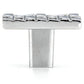 Contemporary Knob, 1-1/4" x 1-1/4", Chrome alt 0