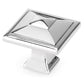 Transitional Knob, 1-1/2" x 1-1/2", Polished Nickel alt 0