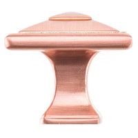 Transitional Knob, 1-1/2" x 1-1/2", Rose Gold alt 0