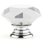 Contemporary Knob, 2" D, Chrome, Clear alt 0