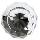 Contemporary Knob, 2" D, Crystal, Clear, Chrome alt 0