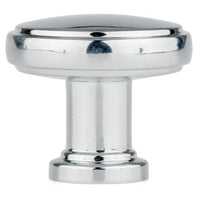 Contemporary Knob, 1-11/32" D, Chrome alt 0