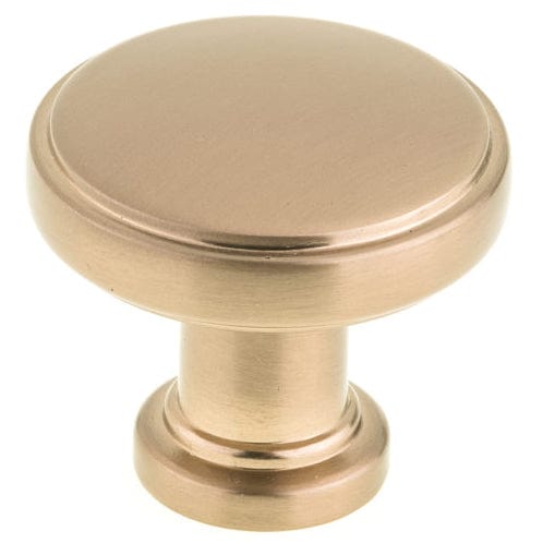 Contemporary Knob, 1-11/32" D, Champagne Bronze alt 0