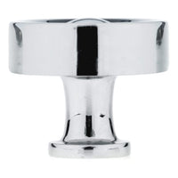 Traditional Knob, 1-3/8" D, Chrome alt 0