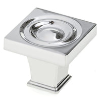 Transitional Knob, 1-3/16" x 1-3/16", Chrome alt 0