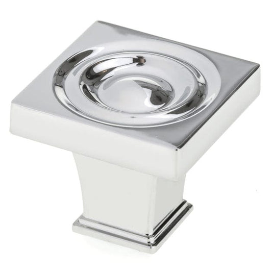 Transitional Knob, 1-3/16" x 1-3/16", Chrome alt 0