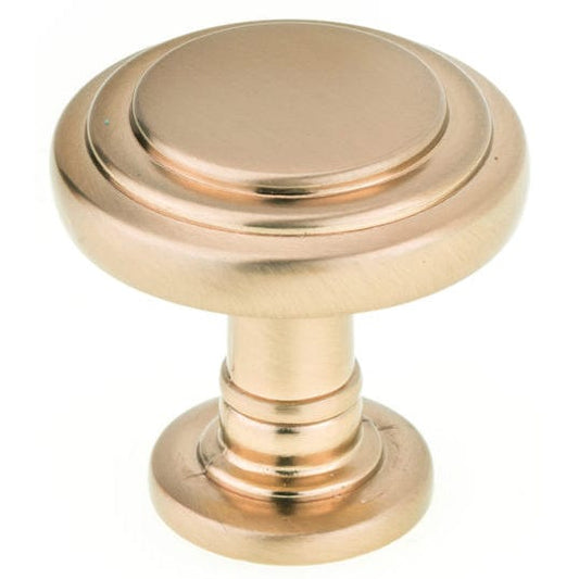 Traditional Knob, 1-5/16" D, Champagne Bronze alt 0