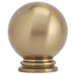 Traditional Knob, 1-3/16" D, Champagne Bronze alt 0