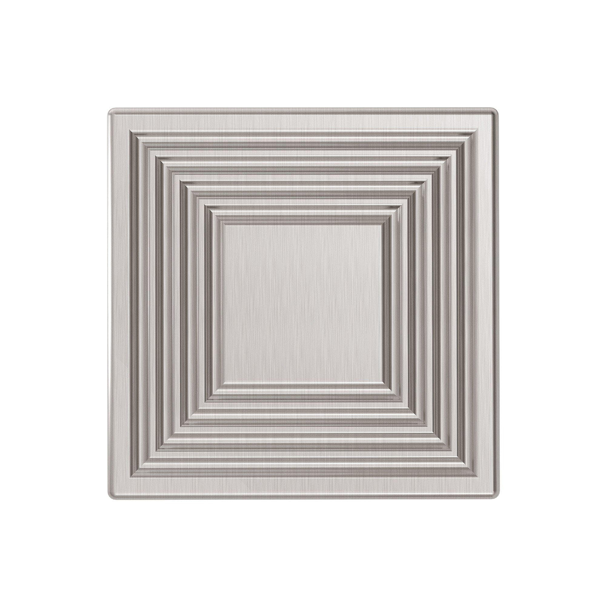 Transitional Knob, 1-3/8" x 1-3/8", Brushed Nickel alt 0