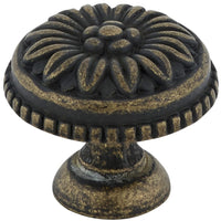 Traditional Knob, 1-3/16" D, Antique English alt 0
