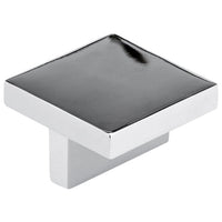 Contemporary Knob, 1-21/32" x 1-21/32", Polished Nickel alt 0