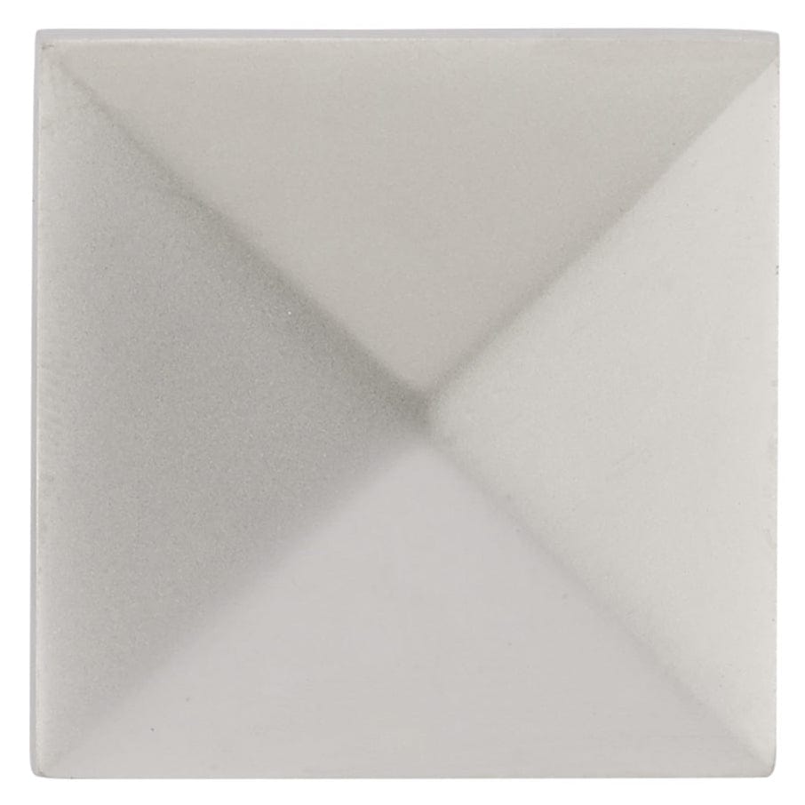 Contemporary Knob, 1-1/4" x 1-1/4", Matte Nickel alt 0