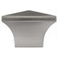Contemporary Knob, 1-1/4" x 1-1/4", Brushed Nickel alt 0