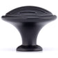 Contemporary Knob, 1-3/16" D, Matte Black alt 0