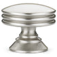 Contemporary Knob, 1-3/16" D, Brushed Nickel alt 0
