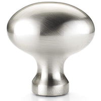 Traditional Knob, 1-9/16" x 7/8", Brushed Nickel alt 0