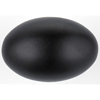 Traditional Knob, 1-3/16" x 25/32", Matte Black alt 0