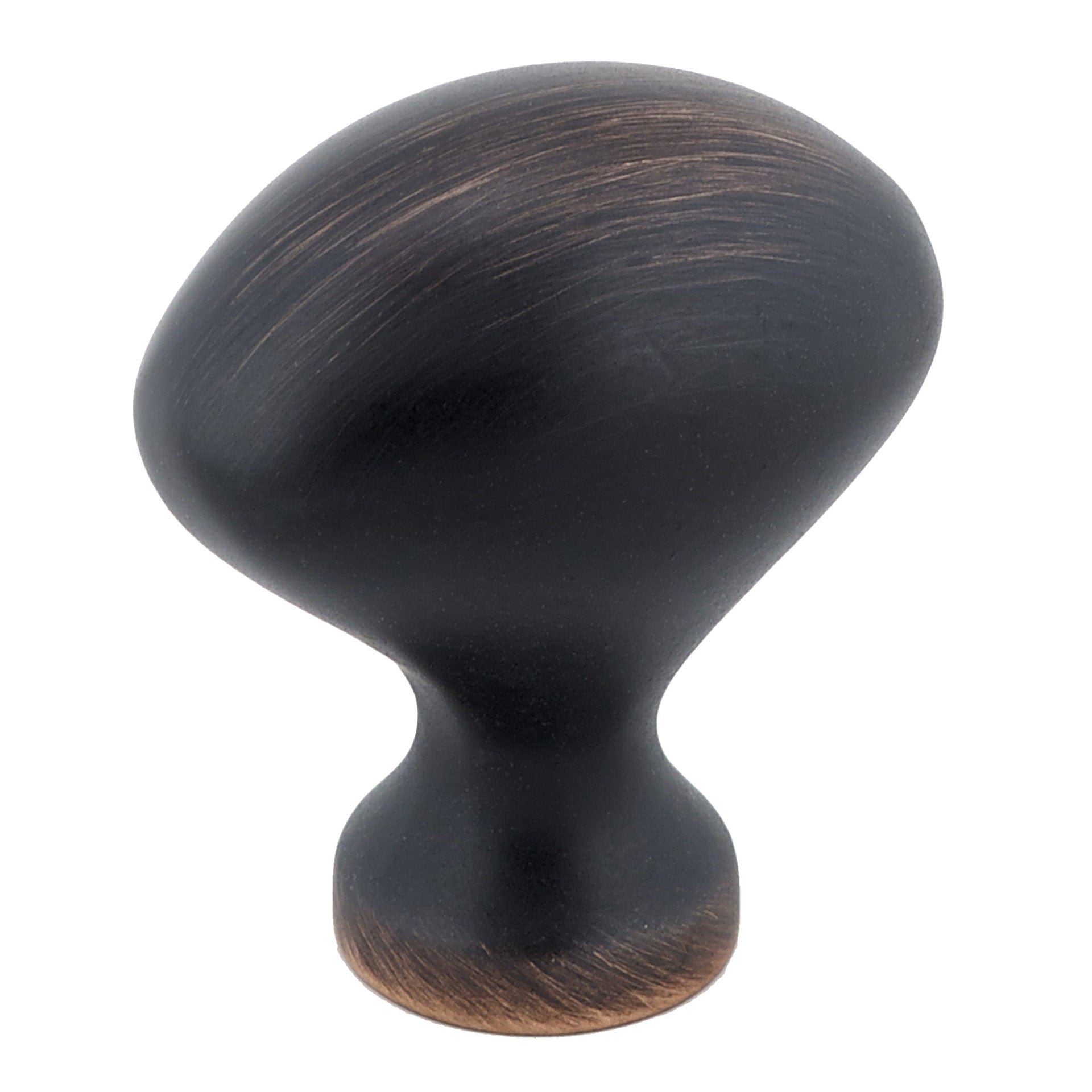 Traditional Knob, 1-3/16" x 25/32", Brushed Oil-Rubbed Bronze alt 0