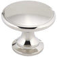 Traditional Knob, 1-3/4" D, Polished Nickel alt 0