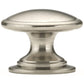 Traditional Knob, 1-1/4" D, Brushed Nickel alt 0