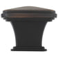 Transitional Knob, 1-11/16" x 1-11/16", Brushed Oil-Rubbed Bronze alt 0