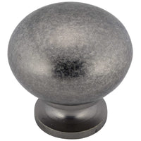 Traditional Knob, 1-1/4" D, Pewter alt 0