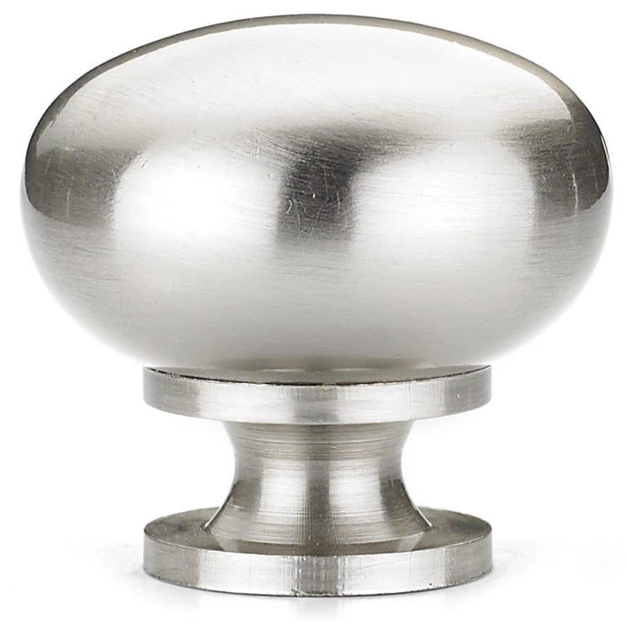 Traditional Knob, 1-1/4" D, Brushed Nickel alt 0