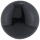 Traditional Knob, 1-1/4" D, Black alt 0