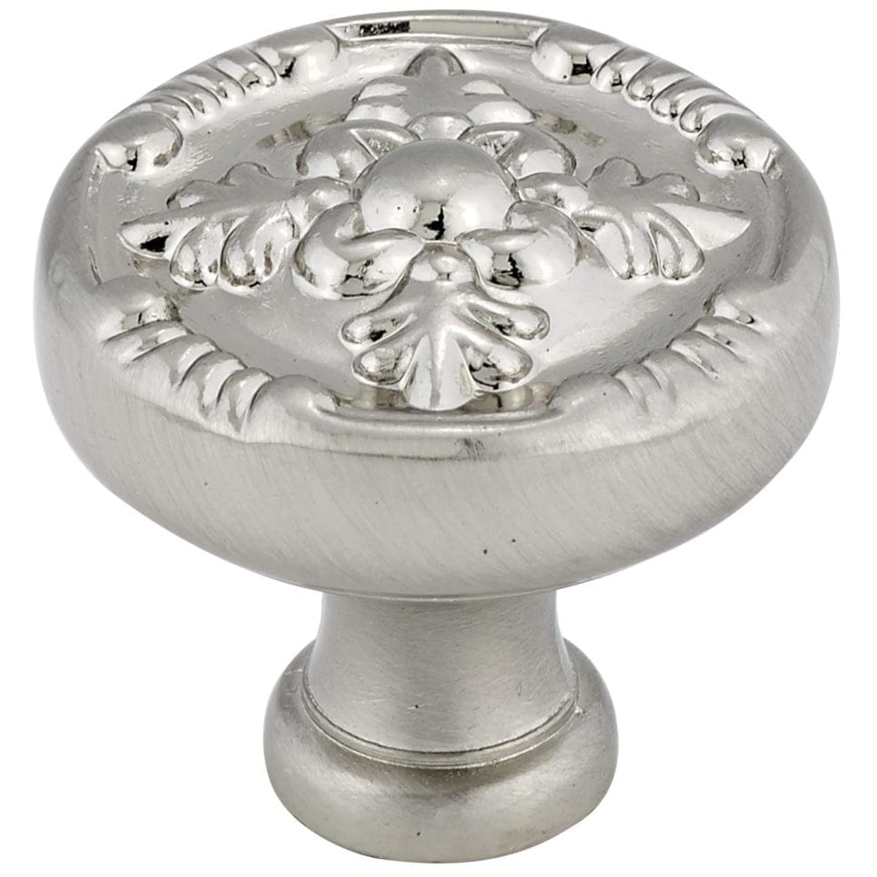 Traditional Knob, 1-1/4" D, Brushed Nickel alt 0