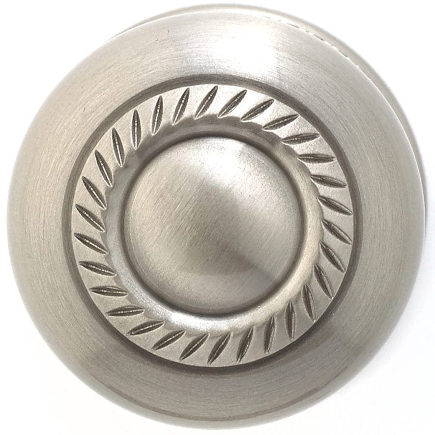 Traditional Knob, 1-1/2" D, Brushed Nickel alt 0