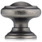 Traditional Knob, 1-3/16" D, Pewter alt 0