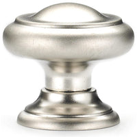 Traditional Knob, 1-3/16" D, Matte Nickel alt 0