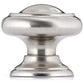Traditional Knob, 1-3/16" D, Brushed Nickel alt 0