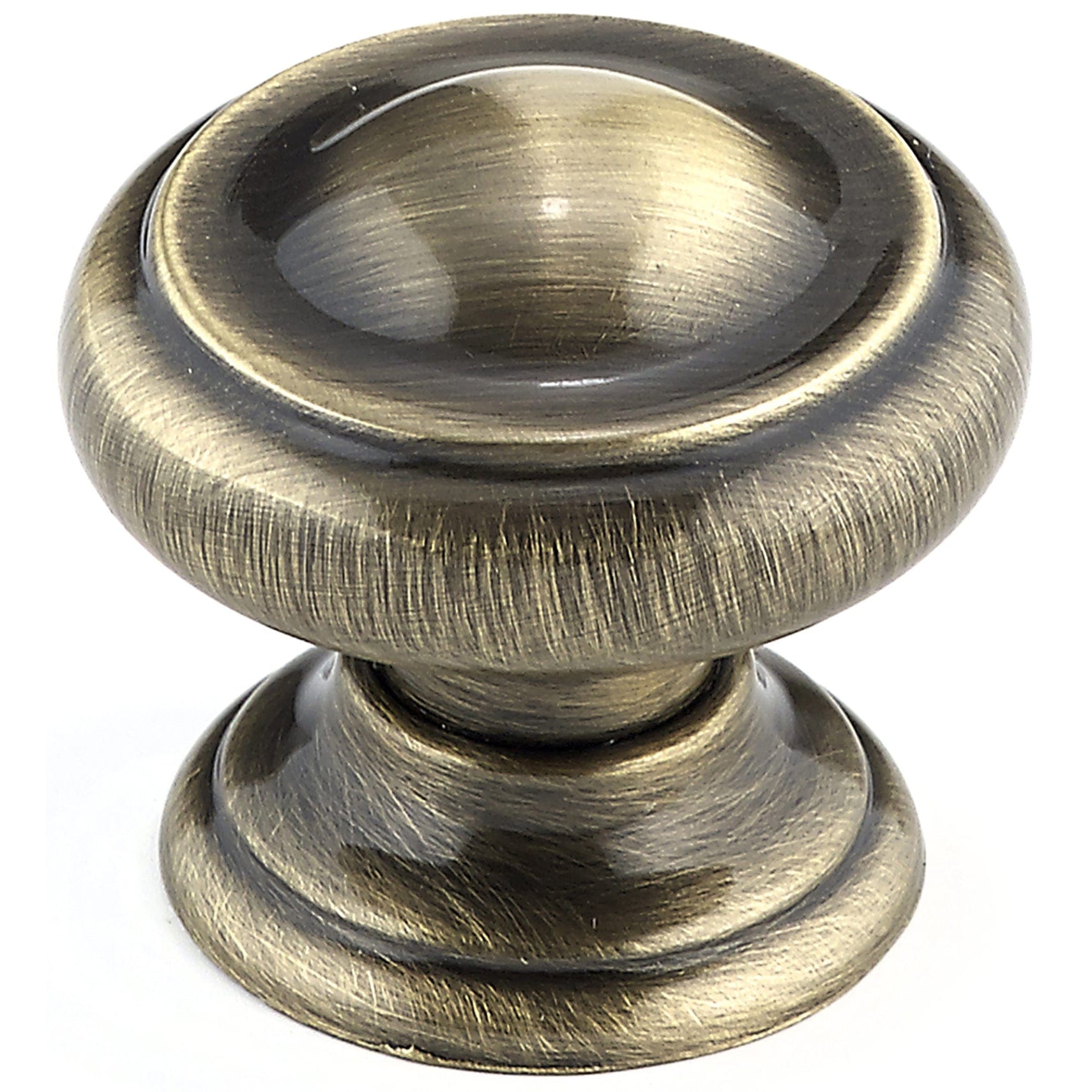 Traditional Knob, 1-3/16" D, Antique English alt 0