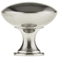 Contemporary Knob, 1-9/16" D, Brushed Nickel alt 0