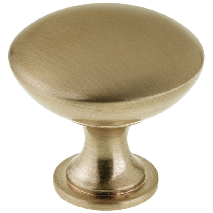 Contemporary Knob, 1-9/16" D, Champagne Bronze alt 0